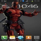 Förutom levande bakgrundsbild till Android Elements of design ström, ladda ner gratis live wallpaper APK Deadpool andra.
