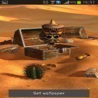Förutom levande bakgrundsbild till Android KF flames ström, ladda ner gratis live wallpaper APK Desert treasure andra.