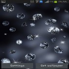 Förutom levande bakgrundsbild till Android Jellyfishes ström, ladda ner gratis live wallpaper APK Diamonds andra.