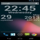 Förutom levande bakgrundsbild till Android Raindrop ström, ladda ner gratis live wallpaper APK Digi clock andra.