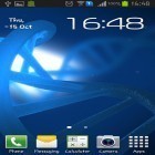 Förutom levande bakgrundsbild till Android Gold theme for Samsung Galaxy S8 Plus ström, ladda ner gratis live wallpaper APK Double helix andra.