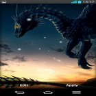 Förutom levande bakgrundsbild till Android Lotus pond ström, ladda ner gratis live wallpaper APK Dragon andra.