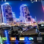 Förutom levande bakgrundsbild till Android Ghosts ström, ladda ner gratis live wallpaper APK Dubai night andra.