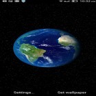 Förutom levande bakgrundsbild till Android Romantic waterfall 3D ström, ladda ner gratis live wallpaper APK Dynamic Earth andra.
