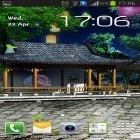 Förutom levande bakgrundsbild till Android Solar power ström, ladda ner gratis live wallpaper APK Eastern garden andra.