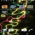 Förutom levande bakgrundsbild till Android Earth by App4Joy ström, ladda ner gratis live wallpaper APK Energy beams andra.