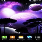 Förutom levande bakgrundsbild till Android Starry background ström, ladda ner gratis live wallpaper APK Falling stars andra.