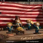 Förutom levande bakgrundsbild till Android Snowy night clock ström, ladda ner gratis live wallpaper APK Fallout 4 andra.