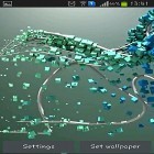 Förutom levande bakgrundsbild till Android Tornado 3D ström, ladda ner gratis live wallpaper APK Fantastic cube: Flora andra.