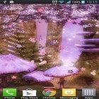 Förutom levande bakgrundsbild till Android Nightfall ström, ladda ner gratis live wallpaper APK Fantasy sakura andra.