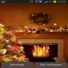 Förutom levande bakgrundsbild till Android Beach ström, ladda ner gratis live wallpaper APK Fireplace New Year 2015 andra.