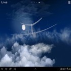 Förutom levande bakgrundsbild till Android Neuron ström, ladda ner gratis live wallpaper APK Flight in the sky 3D andra.