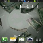 Ladda ner Flying dollars 3D på Android, liksom andra gratis live wallpapers för Nokia E5.