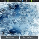 Förutom levande bakgrundsbild till Android Lightning storm 3D ström, ladda ner gratis live wallpaper APK Frozen glass by Frisky lab andra.