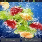 Förutom levande bakgrundsbild till Android Sakura pro ström, ladda ner gratis live wallpaper APK Fruits andra.
