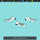 Förutom levande bakgrundsbild till Android Neon lights ström, ladda ner gratis live wallpaper APK Funny zebra andra.