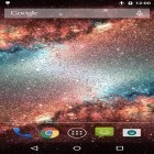 Förutom levande bakgrundsbild till Android Hamster ström, ladda ner gratis live wallpaper APK Galaxy dust andra.