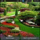Förutom levande bakgrundsbild till Android Nexus triangles ström, ladda ner gratis live wallpaper APK Garden andra.