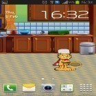 Förutom levande bakgrundsbild till Android Thunder ström, ladda ner gratis live wallpaper APK Garfield's defense andra.