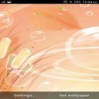 Förutom levande bakgrundsbild till Android Koi ström, ladda ner gratis live wallpaper APK Glowing water andra.