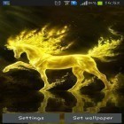 Förutom levande bakgrundsbild till Android Fantasy by Dream World HD Live Wallpapers ström, ladda ner gratis live wallpaper APK Golden horse andra.