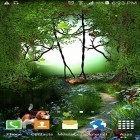 Förutom levande bakgrundsbild till Android My log home ström, ladda ner gratis live wallpaper APK Green andra.