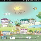Förutom levande bakgrundsbild till Android Smoke ström, ladda ner gratis live wallpaper APK Hand-drawn city andra.