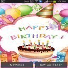 Förutom levande bakgrundsbild till Android Spring landscape ström, ladda ner gratis live wallpaper APK Happy Birthday andra.