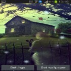 Förutom levande bakgrundsbild till Android Fly color ström, ladda ner gratis live wallpaper APK Haunted house andra.