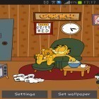 Förutom levande bakgrundsbild till Android Aquarium ström, ladda ner gratis live wallpaper APK Home sweet: Garfield andra.