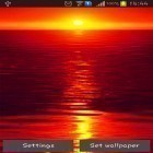 Förutom levande bakgrundsbild till Android Christmas tree 3D ström, ladda ner gratis live wallpaper APK Hot sunset andra.