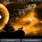 Förutom levande bakgrundsbild till Android Cute profile ström, ladda ner gratis live wallpaper APK Howling space andra.