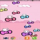 Förutom levande bakgrundsbild till Android Winter mountains ström, ladda ner gratis live wallpaper APK Kitty cute andra.