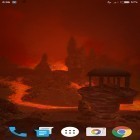 Förutom levande bakgrundsbild till Android Quantum cloud ström, ladda ner gratis live wallpaper APK Lava andra.