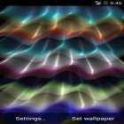 Förutom levande bakgrundsbild till Android Parrots ström, ladda ner gratis live wallpaper APK Light wave andra.