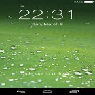 Förutom levande bakgrundsbild till Android Water lily ström, ladda ner gratis live wallpaper APK Lock screen andra.