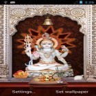 Förutom levande bakgrundsbild till Android Torment demon ström, ladda ner gratis live wallpaper APK Lord Shiva 3D: Temple andra.