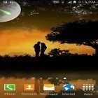 Förutom levande bakgrundsbild till Android Shadow galaxy 2 ström, ladda ner gratis live wallpaper APK Lovers night andra.