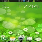 Förutom levande bakgrundsbild till Android Koi ström, ladda ner gratis live wallpaper APK Lucky clover andra.