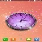 Förutom levande bakgrundsbild till Android Happy ström, ladda ner gratis live wallpaper APK Magic clock andra.