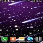 Förutom levande bakgrundsbild till Android Craft your ström, ladda ner gratis live wallpaper APK Meteor shower by Live wallpapers free andra.