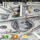 Förutom levande bakgrundsbild till Android Mystic waterfall ström, ladda ner gratis live wallpaper APK Money and gold andra.