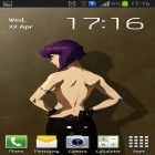 Förutom levande bakgrundsbild till Android Beauteous ström, ladda ner gratis live wallpaper APK Motoko andra.