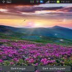 Förutom levande bakgrundsbild till Android 3D cross ström, ladda ner gratis live wallpaper APK Mountain flower andra.