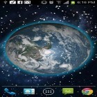 Förutom levande bakgrundsbild till Android Tribal sun 3D ström, ladda ner gratis live wallpaper APK Moving Earth 3D andra.