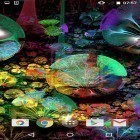 Förutom levande bakgrundsbild till Android Car and model ström, ladda ner gratis live wallpaper APK Neon bubbles andra.