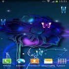 Förutom levande bakgrundsbild till Android Eastern glow ström, ladda ner gratis live wallpaper APK Neon butterflies andra.