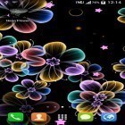 Förutom levande bakgrundsbild till Android Spring trees ström, ladda ner gratis live wallpaper APK Neon flowers andra.