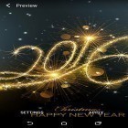 Förutom levande bakgrundsbild till Android Halloween HD ström, ladda ner gratis live wallpaper APK New Year 2016 by Wallpaper qhd andra.