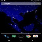 Förutom levande bakgrundsbild till Android Fresh leaves ström, ladda ner gratis live wallpaper APK Night planet andra.
